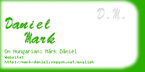daniel mark business card